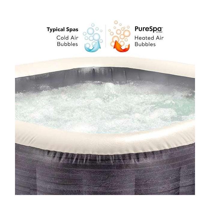 Jacuzzi purespa burbujas greystone deluxe para 4 personas 795 litros 211x211x71 cm 7 Jacuzzi purespa burbujas greystone deluxe para 4 personas 795 litros 211x211x71 cm 7