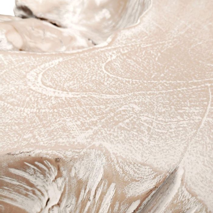 Mesa de Centro Home ESPRIT Blanco 90 x 90 x 44 cm 2