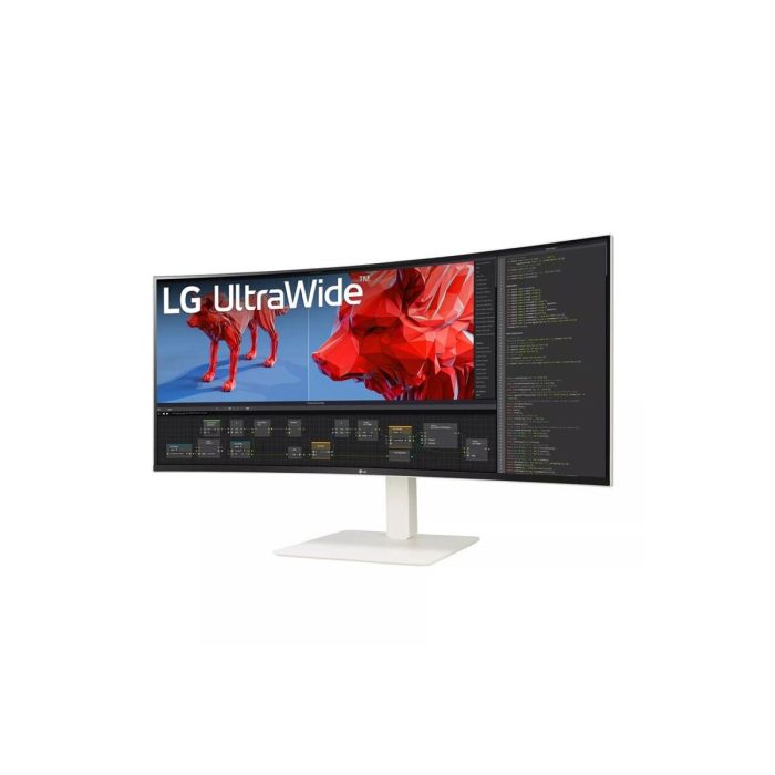 Monitor Profesional Ultrapanorámico Curvo LG UltraWide 38WR85QC-W 37.5"/ WQHD+/ Multimedia/ Blanco