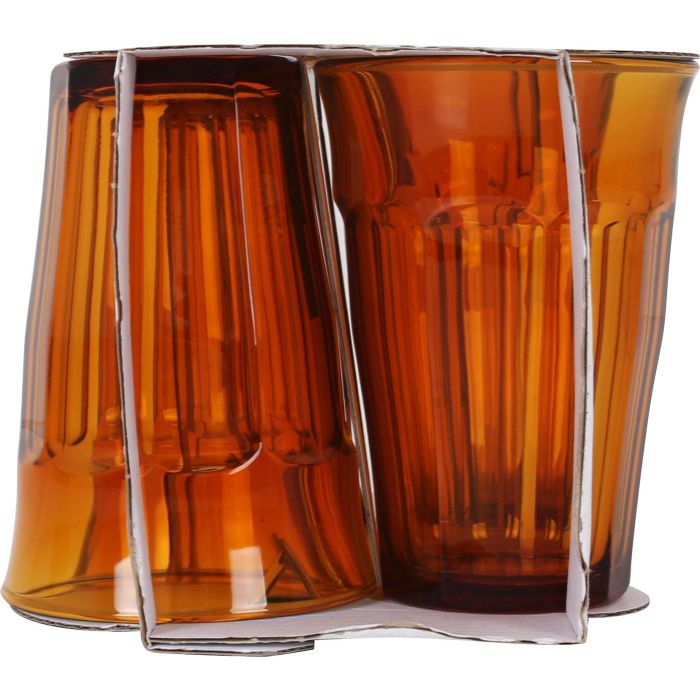 Duralex Set de 4 Vasos Picardie 36 cl Ambar (8 Cajas) 2