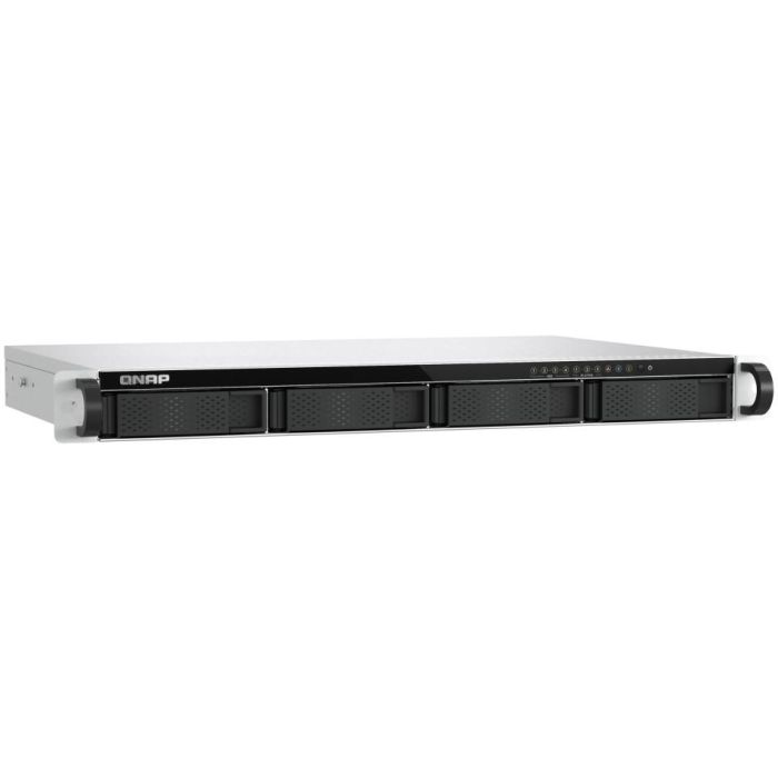 QNAP TS-h765eU NAS Bastidor 1U Intel Atom 8 GB DDR5 QuTS hero, 4 bahías 3.5", 3 ranuras NVMe PCIe E1.S/M.2, 10GbE 5