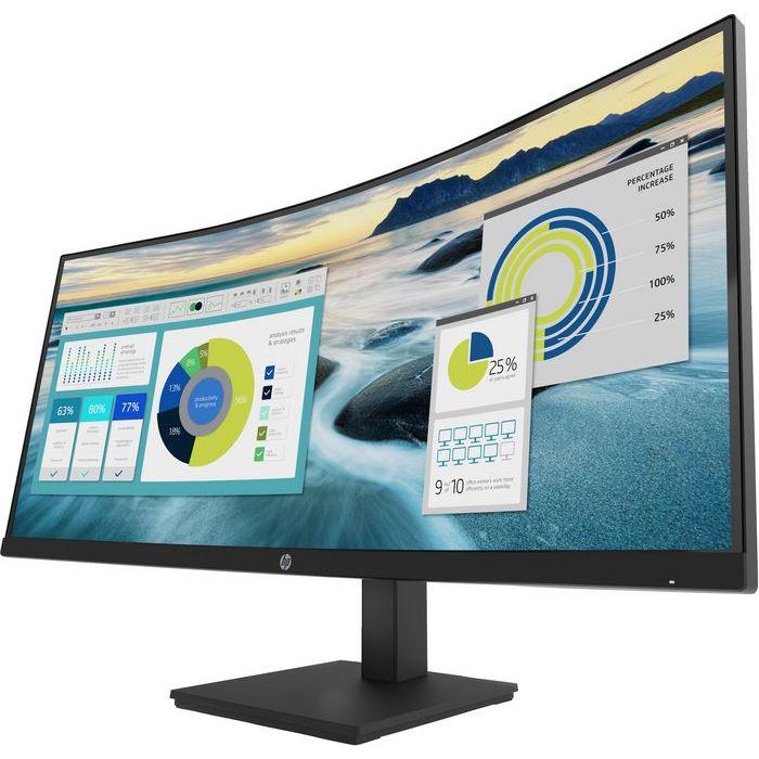 HP 86.4cm (34") Quad HD 3440 x 1440, 21:9, 250cd/m², 5ms, 178°/178°, 3000:1 1 HP 86.4cm (34") Quad HD 3440 x 1440, 21:9, 250cd/m², 5ms, 178°/178°, 3000:1 1