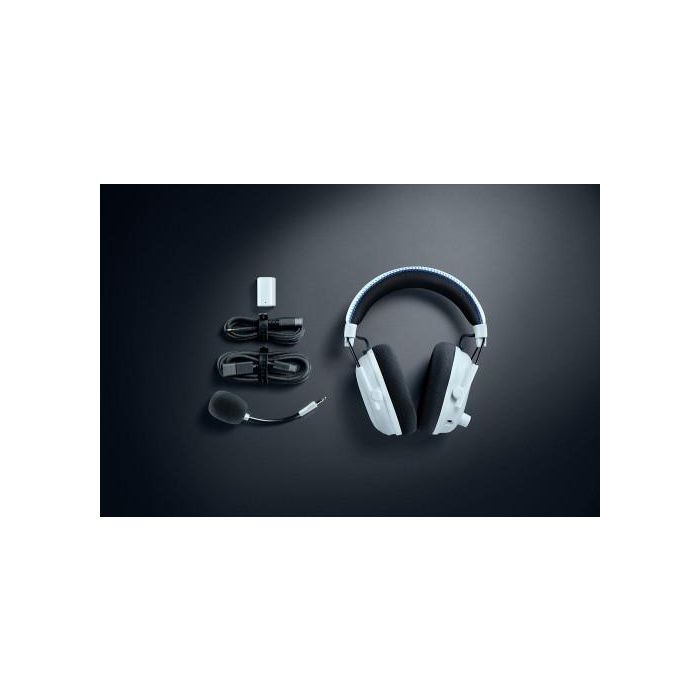 Razer BlackShark V3 Pro RZ04-05400600-R3G1 Auriculares Inalámbricos/Alámbricos Diadema Gaming Blanco con Noise Canceling y THX Spatial Audio