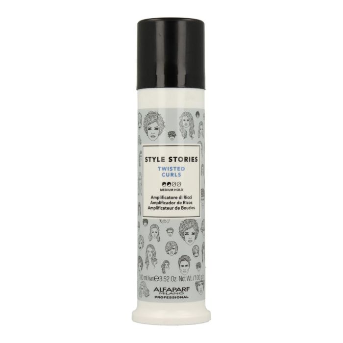 Alfaparf Style Stories Twisted Curls Crema para Rizos 100 ml - Máxima Definición y Suavidad