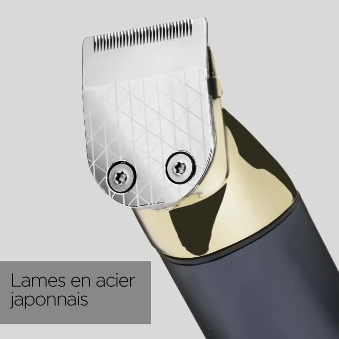 Babyliss MT992E Recortadora Multiusos Inalámbrica Edición Gold & Navy con 5h de Batería y 4 Cabezales 3