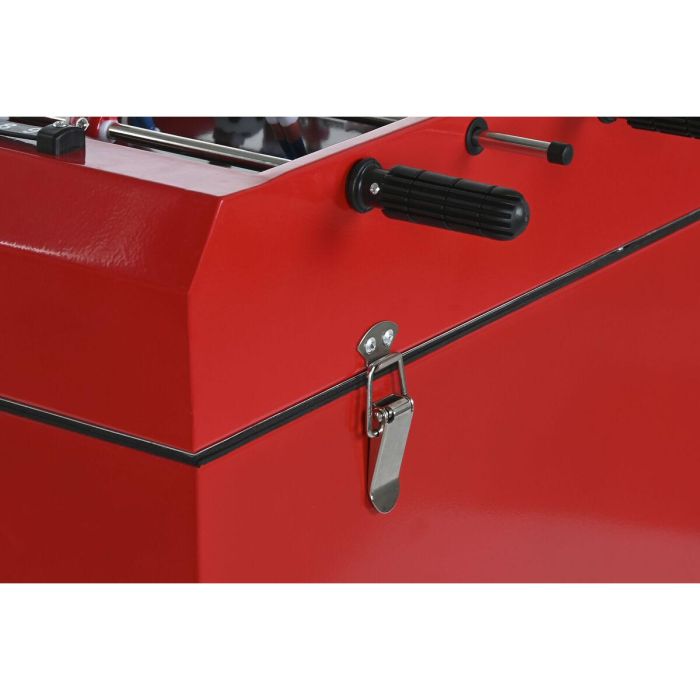 DKD Home Decor Nevera Rojo Negro Metal 71 x 62 x 85 cm