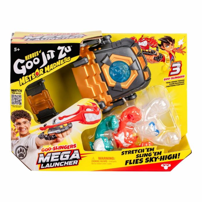 Heroes Of Goo Jit Zu HER0630996429891 Mega Launcher - Juego de Disparos con 3 Goo Slingers 6