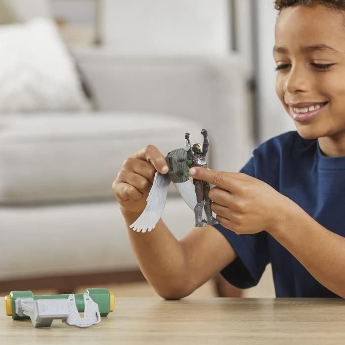 Hasbro G0076 Figura de Acción Marvel Falcon Control de Vuelo con Alas Desmontables 10 cm y 9 Puntos de Articulación 5