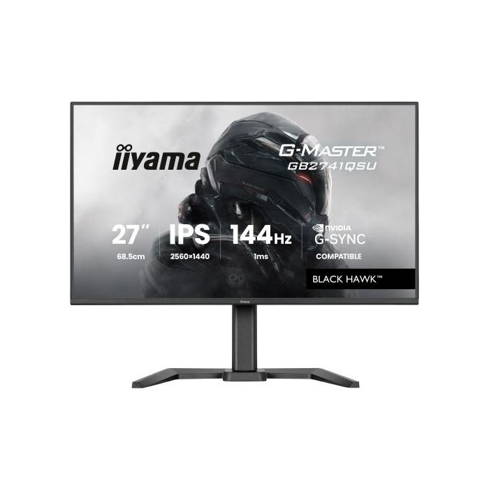 Iiyama IIY4948570127450 Monitor Gaming 27" QHD IPS 144 Hz 1 ms Altura Ajustable G-Master Black Hawk