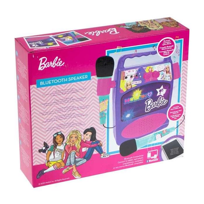 Reig Bafle con 2 Micros Barbie Reig Bafle con 2 Micros Barbie
