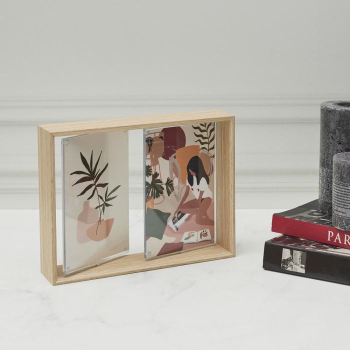 Home Deco Factory Marco Fotos Giratorio para 4 Fotos 10x15 cm 4