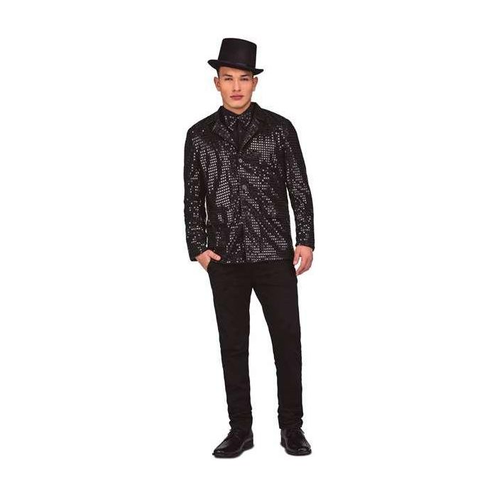 Disfraz chaqueta showman negro talla m-l 1 Disfraz chaqueta showman negro talla m-l 1