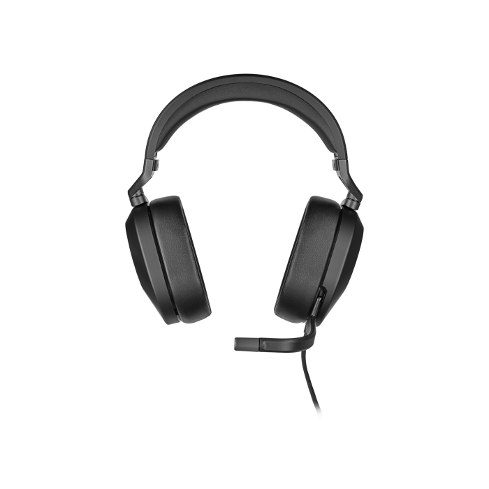 Corsair Auriculares Gaming HS65 Carbono, Cancelación de Ruido Micrófono, USB, Conectividad Alámbrica, Juego 2