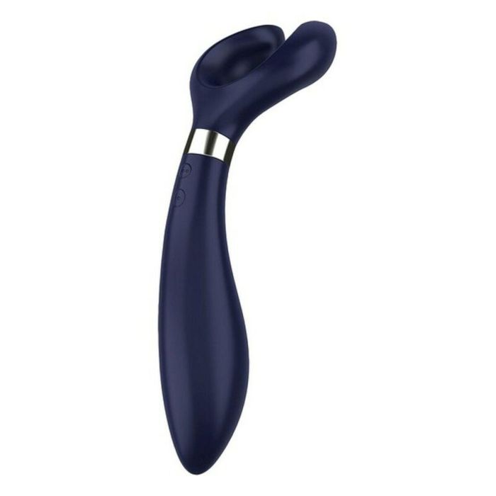 Vibrador para Parejas Satisfyer LX11394V Azul Negro 3 Vibrador para Parejas Satisfyer LX11394V Azul Negro 3