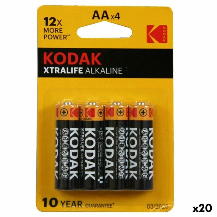 Pilas Alcalinas Kodak LR06 4 Piezas (20 Unidades) 0 Pilas Alcalinas Kodak LR06 4 Piezas (20 Unidades) 0