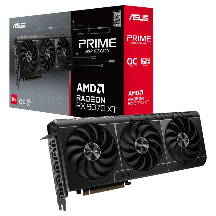 ASUS RX 9070 XT OC 16GB GDDR6 3 Ventiladores Tarjeta Gráfica 4