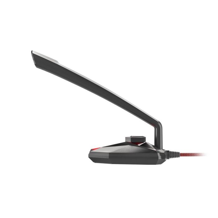 Genesis Radium 200 Micrófono Cardioide USB para PC Gaming & Streaming con LED Rojo, Jack 3.5mm y HUB USB Negro/Rojo 1