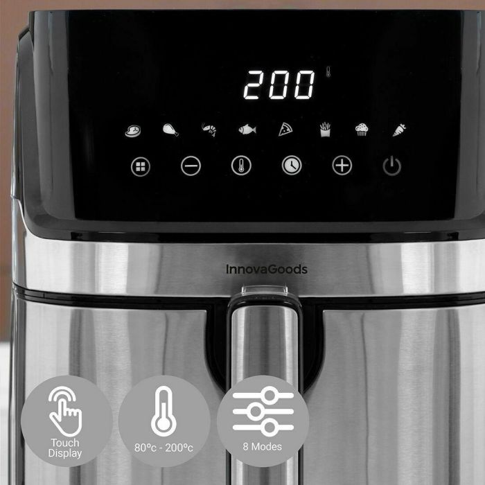 Pack Freidora de Aire y Cesta de Silicona Plegable InnovaGoods 19