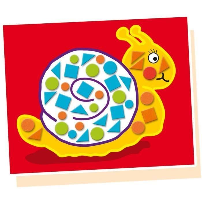 Ses Creative - Kit de Mosaico para Niños: Estoy Aprendiendo Mosaico con Formas de Espuma Autoadhesivas y 4 Diseños 5 Ses Creative - Kit de Mosaico para Niños: Estoy Aprendiendo Mosaico con Formas de Espuma Autoadhesivas y 4 Diseños 5