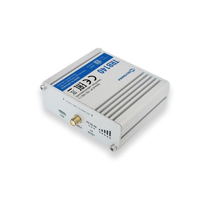 Teltonika TRB140 Industrial LTE Ethernet Gateway Digital/Analógico con RJ-45 – Entrada/Salida para redes seguras SSH/OpenVPN 1