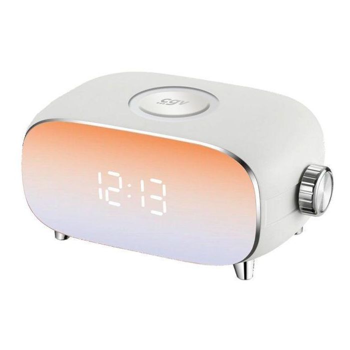 Despertador con simulador de amanecer - CGV - Radio despertador ALBA - Simulador de amanecer - Simulador de atardecer programable - 60 emisoras 1 Despertador con simulador de amanecer - CGV - Radio despertador ALBA - Simulador de amanecer - Simulador de atardecer programable - 60 emisoras 1