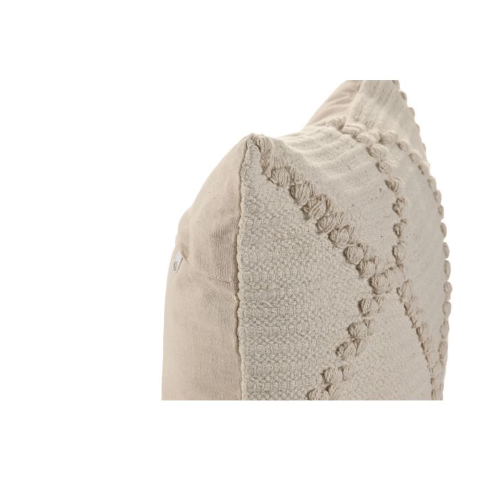 Cojin Boho DKD Home Decor Crudo 45 x 45 cm (2 Unidades) 1