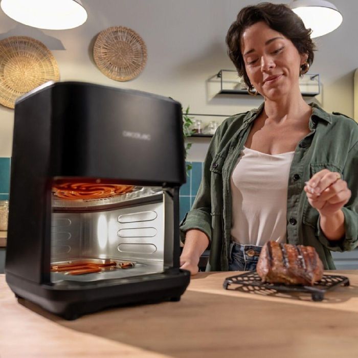 Cecotec Cecofry&Grill Duoheat 4000 Freidora de Aire Caliente y Grill Doble Resistencia 4 L 1900W Negra con Pantalla Táctil y Ventana 3 Cecotec Cecofry&Grill Duoheat 4000 Freidora de Aire Caliente y Grill Doble Resistencia 4 L 1900W Negra con Pantalla Táctil y Ventana 3