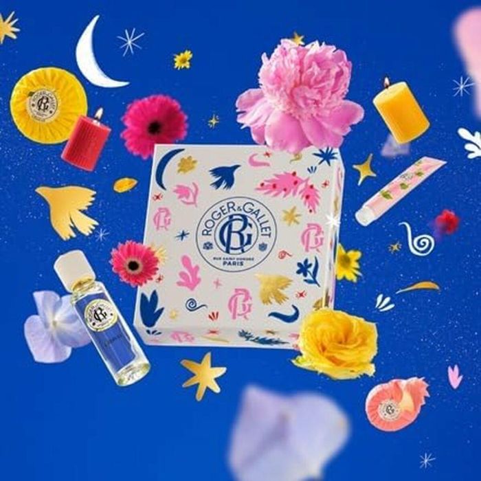 Roger & Gallet GINGEMBRE ROUGE Agua Perfumada Bienestar Estuche Regalo Mujer Set 2 pz: Agua Perfumada 30 ml + Vela 100 g 1