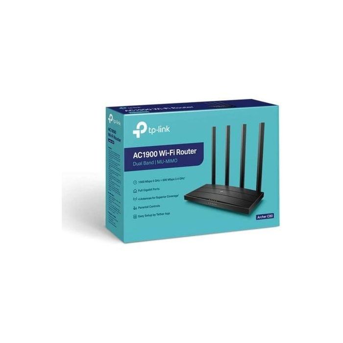 TP-Link Archer C80 router inalámbrico Gigabit Ethernet Doble banda (2,4 GHz / 5 GHz) Negro 3