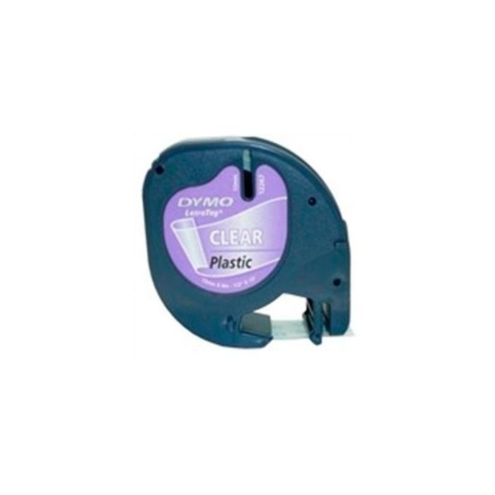 Dymo LetraTAG Tape / 12mm x 4mTransparant Dymo LetraTAG Tape / 12mm x 4mTransparant