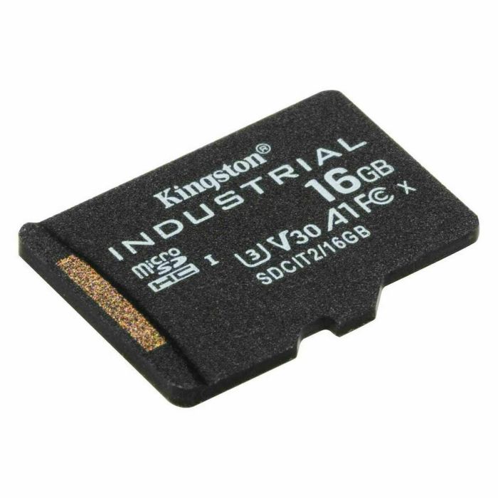 Tarjeta Micro SD Kingston Industrial 16 GB Negro