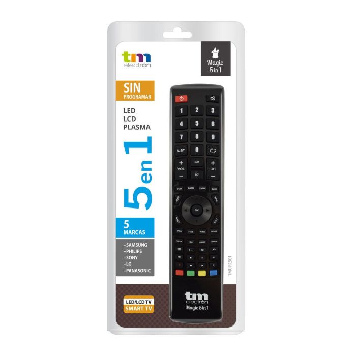 Mando a Distancia Universal TM Electron TMURC501 Gris 10 Mando a Distancia Universal TM Electron TMURC501 Gris 10