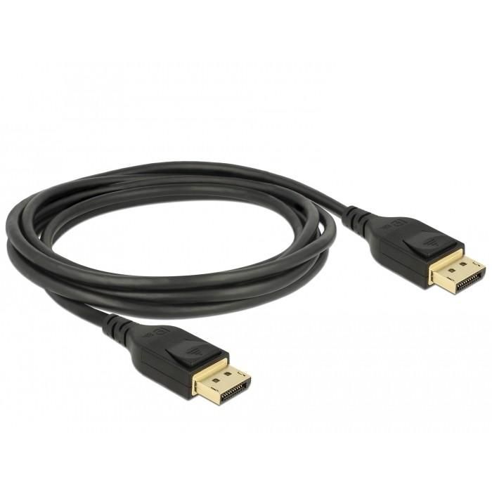 DELOCK DisplayPort Kabel 8K 60 Hz 3 m DP 8K zertifiziert