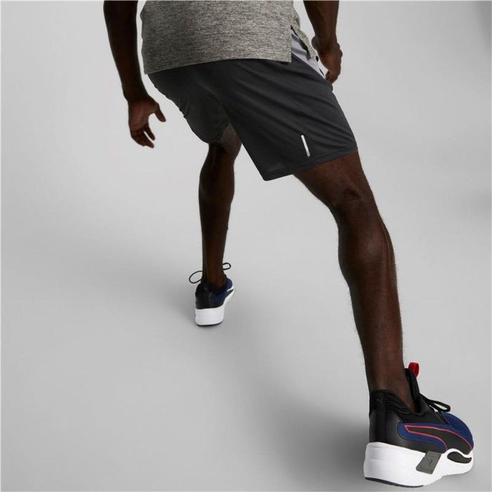 Pantalón Corto Deportivo Puma Negro Pantalón Corto Deportivo Puma Negro