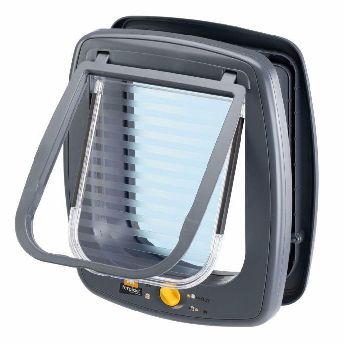 Puerta para gatos - FERPLAST - Columpio 9 - 26,2 x 10,2 x h 31,2 cm - Gris 3