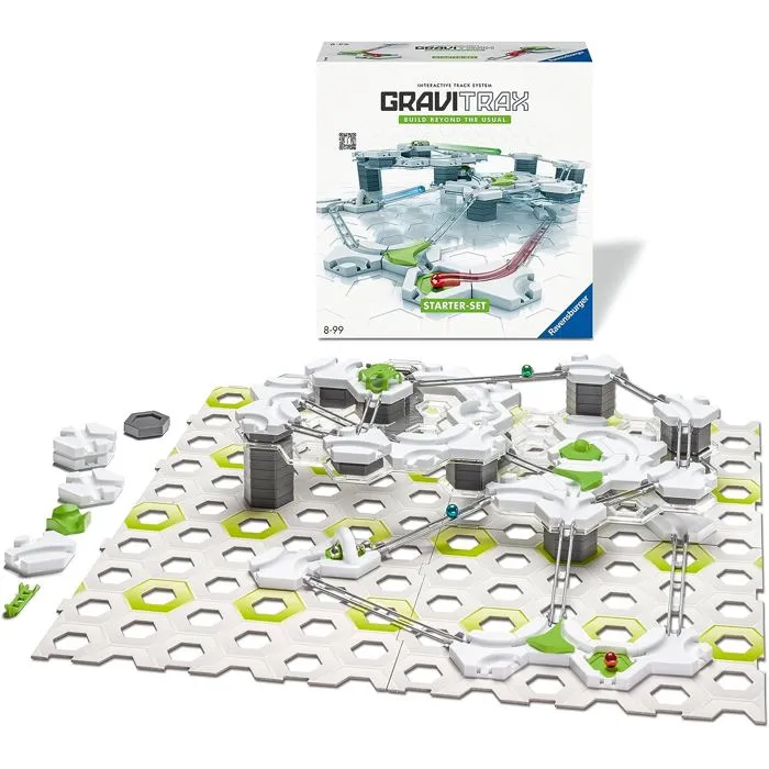 Ravensburger Gravitrax Starter Set, Juego de Canicas, 124 Piezas, Edad Mínima Recomendada 8 Años 2