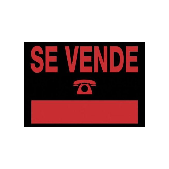 Cartel "Se Vende" 700X500 Mm Pvc Negro Archivo 2000 6160 NE Cartel "Se Vende" 700X500 Mm Pvc Negro Archivo 2000 6160 NE