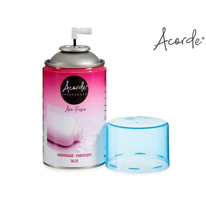 Recambio Ambientador Aerosol 250Ml Talco Acorde 6X14CM (6 Unidades) 3 Recambio Ambientador Aerosol 250Ml Talco Acorde 6X14CM (6 Unidades) 3