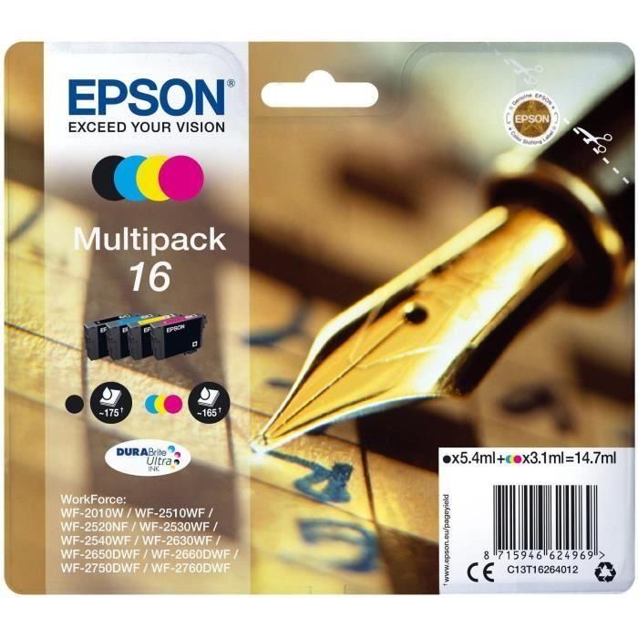 Consumibles Epson Tinta Durabrite 16 Multipack Bl 2