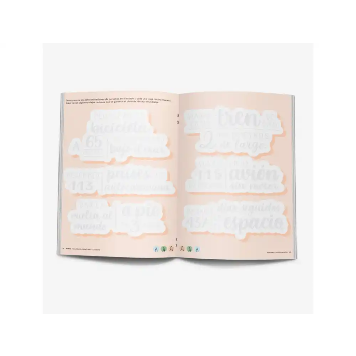 Cuaderno Rubio A4 Caligrafia Creativa Y Lettering Viajando Por El Mundo 2