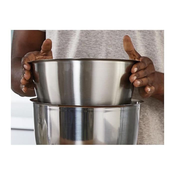 Kenwood KVL85.004SI Titanium Chef Baker XL - Batidora Amasadora Planetaria, 7 L, 1200 W, Función Turbo, Color Plata