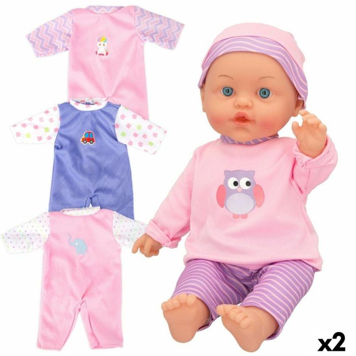 Muñeca bebé Colorbaby 2 Unidades 24 x 42 x 11 cm Muñeca bebé Colorbaby 2 Unidades 24 x 42 x 11 cm