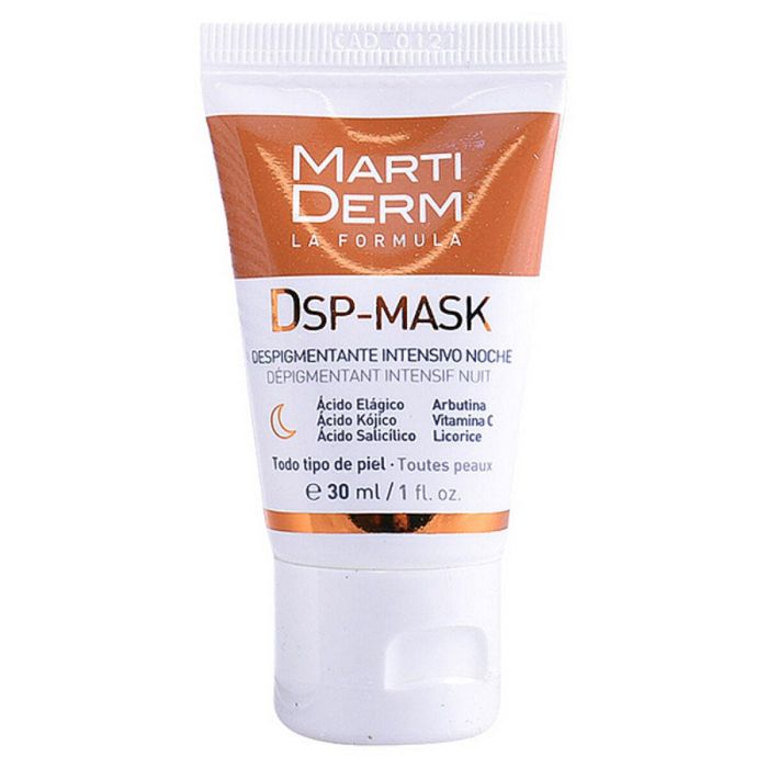 Martiderm PIGMENT ZERO DSP-MASK Mascarilla Facial Despigmentante Intensiva Noche Anti-Manchas con Ácido Kójico y Salicílico 30 ml
