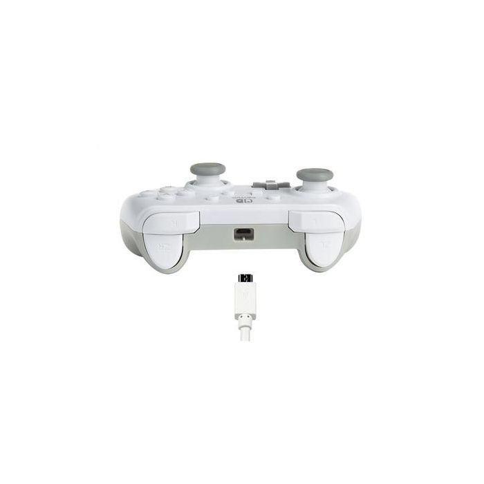 Mando con Cable PowerA para Nintendo Switch - Blanco Mate, Licencia Oficial, Diseño Ergonómico, Ref: 1517033-01 1 Mando con Cable PowerA para Nintendo Switch - Blanco Mate, Licencia Oficial, Diseño Ergonómico, Ref: 1517033-01 1