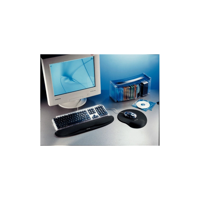 Alfombrilla Raton Dataline Con Reposamuñecas Gel Negro 3