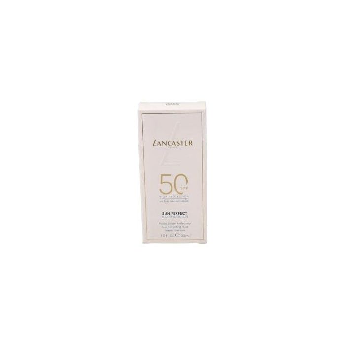 Lancaster SUN PERFECT Perfecting Fluid SPF50 30 ml - Protector solar facial con color, anti-manchas y anti-edad