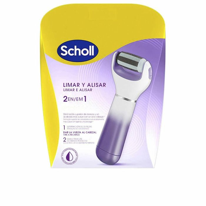 Scholl Lima Eléctrica Pies Expert Care 2 en 1: Elimina Durezas y Exfolia Piel Muerta con Cabezales Intercambiables - 1 Unidad Scholl Lima Eléctrica Pies Expert Care 2 en 1: Elimina Durezas y Exfolia Piel Muerta con Cabezales Intercambiables - 1 Unidad