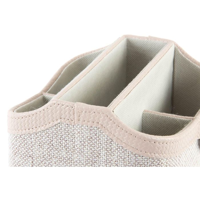 DKD Home Decor Portamandos Giratorio Romántico Lila de PU, Organizador para Mandos a Distancia y Control Remoto, 16x14x19 cm 2