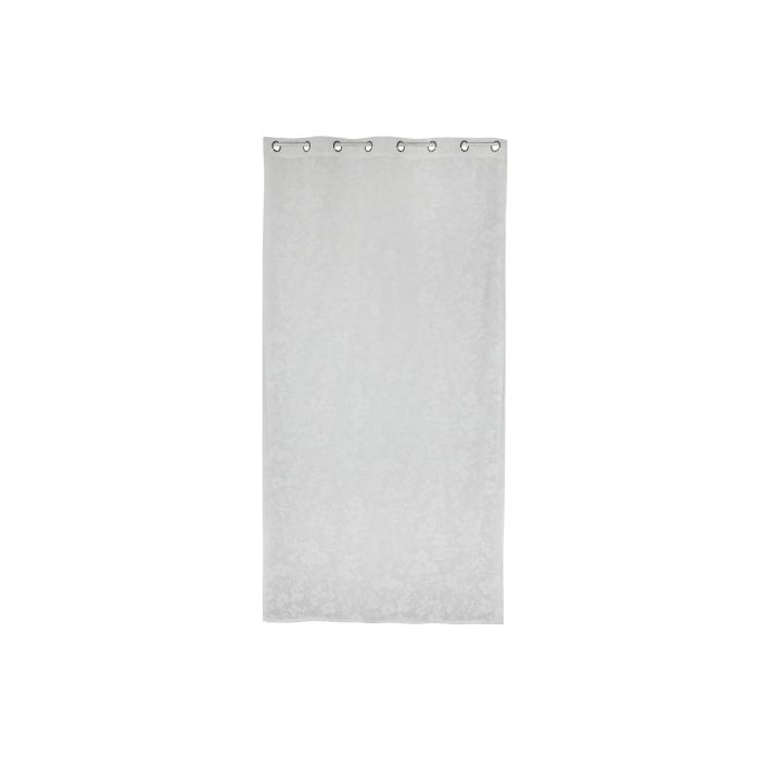 Cortina Romantico DKD Home Decor Blanco 260 x 140 cm (2 Unidades) 4