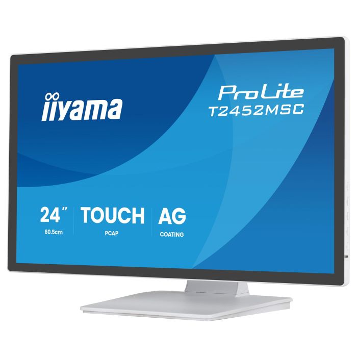 Iiyama ProLite T2452MSC-W1AG Monitor táctil IPS 60,5 cm (24") Full HD (1920x1080) 100Hz, 5ms, 400 cd/m², Blanco 14